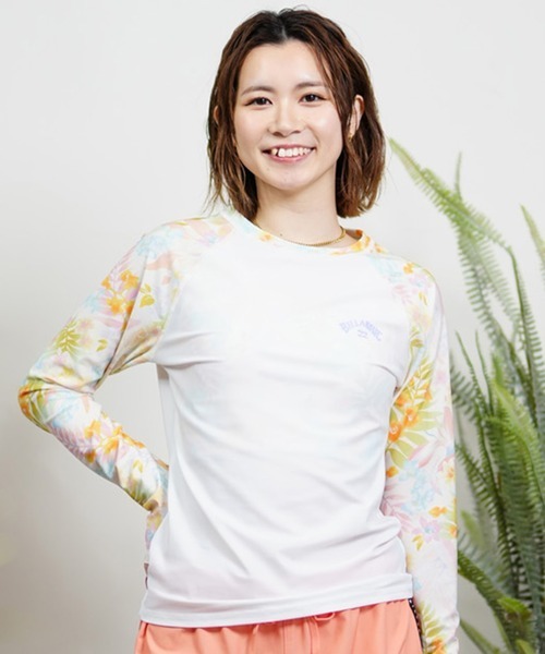 ビラボン(BILLABONG) PEACEFUL PALMS RAGLAN LS RASH 長袖ラッシュガード