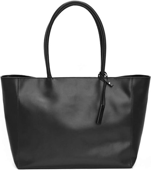 ムラ(MURA) 本革レザー 大容量 シンプル トートバッグ