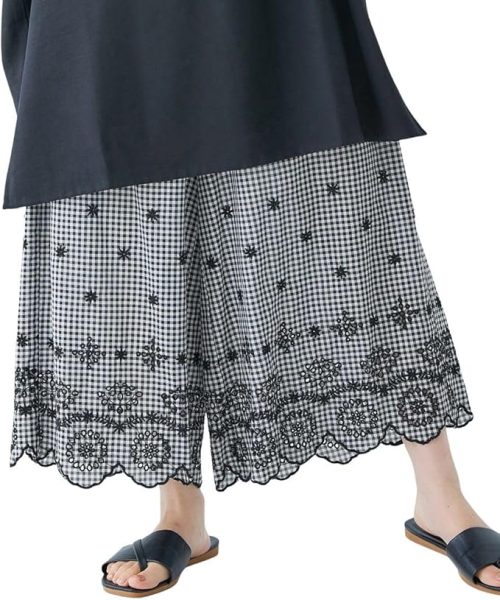 ニッセン 裾レース刺しゅう付インナーペチパンツ 重ね着用