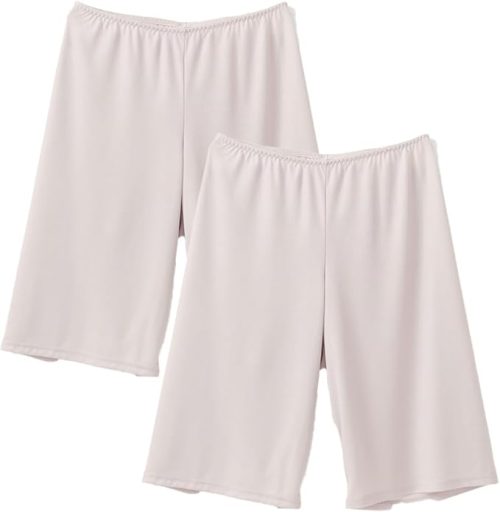 白鷺ニット ムレ軽減 さらさら ペチパンツ 5分丈