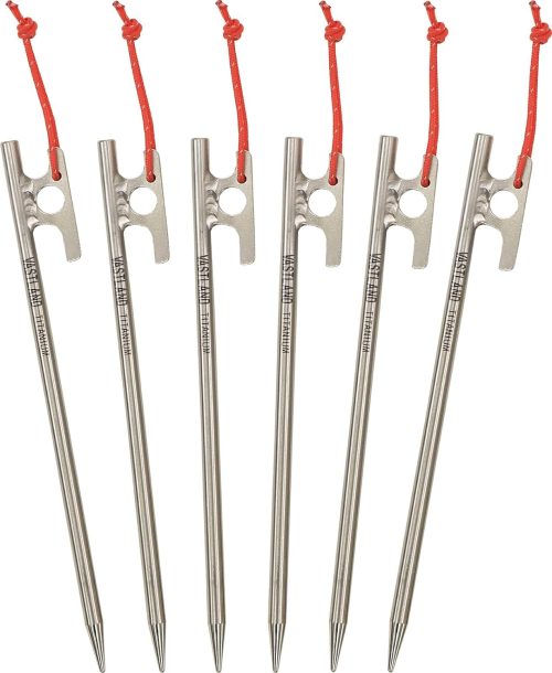 VASTLAND チタンペグ 20cm 6本セットVL-TPTA-20