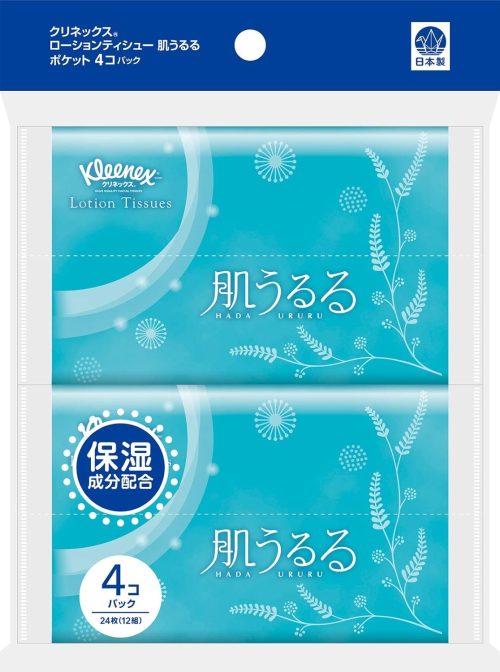 日本製紙クレシア(NIPPON PAPER CRECIA) クリネックス ポケットティッシュ肌うるる