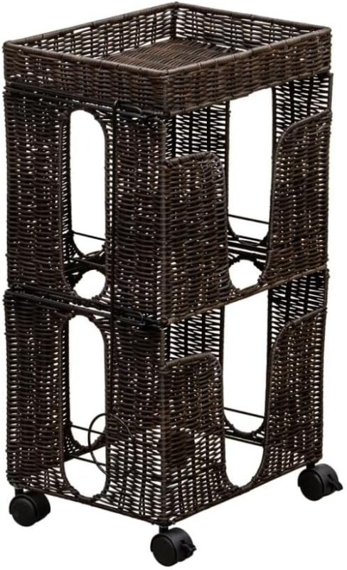 家具の達人 SELECT FURNITURE ラタン調 新聞ストッカー TME-21