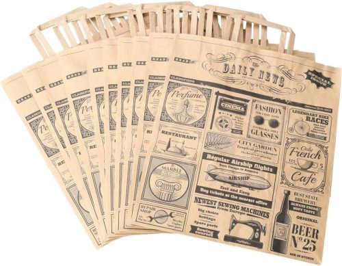 川端滝三郎商店 新聞紙 新聞ストッカー 古紙 取っ手付き