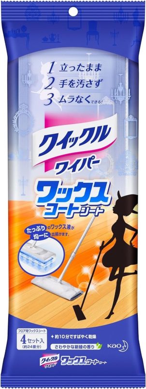花王(Kao) クイックルワイパーフロア用掃除道具 ワックスコートシート