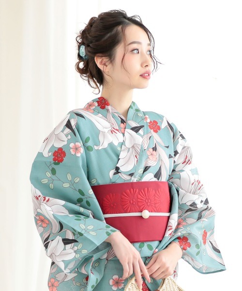 京都きもの町 オリジナル 浴衣3点セット