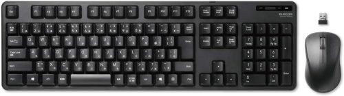 エレコム(ELECOM) 無線フルキーボード&マウス TK-FDM106MBK 2019