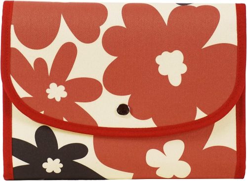 ポーチェ(Pouche) 母子手帳ケース ジャバラ 北欧 フラワー po0074