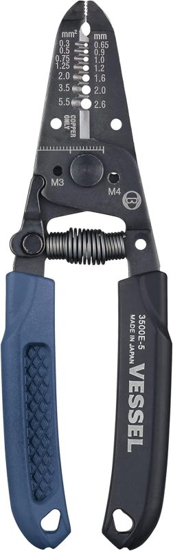 ベッセル(VESSEL) ワイヤーストリッパー ねじカッター付 3500E-5