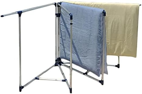 エヌライフ 思いっきり布団が干せる アルミ両端伸縮布団干し4枚