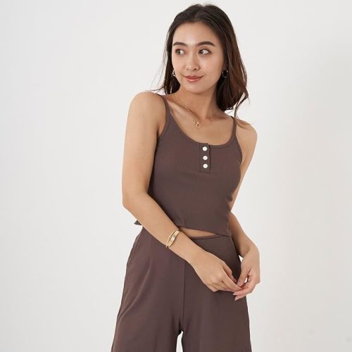 オーシャンパシフィック(ocean pacific) レディース ラッシュT付き リブ素材水着4点セット