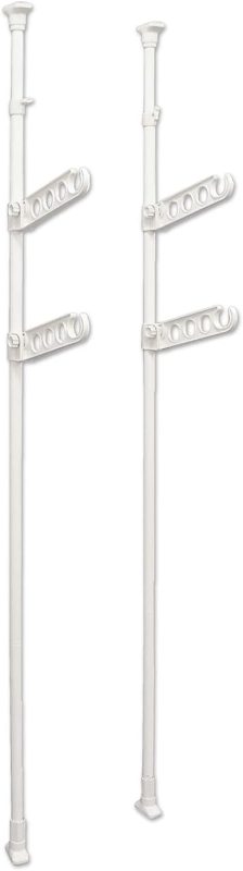 平安伸銅工業 突っ張り室内物干し竿受け 2段 TMH-62