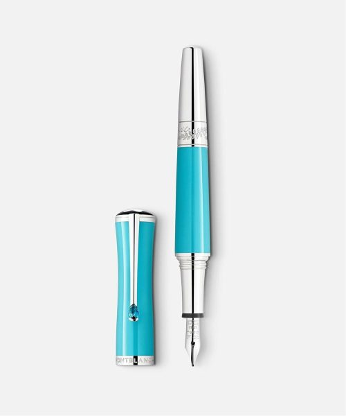 MONT BLANC 万年筆 ２点 おまとめ レトロ 青色 緑色 モンブラン MONT BLANC 万年筆 2点 おまとめ レトロ 青色 緑色 モンブラン