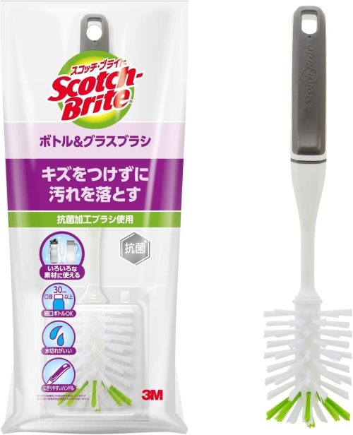 スリーエム(3M) スコッチ・ブライト ボトル&グラスブラシ K-503J