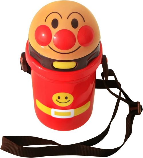 レック(LEC) アンパンマン ストロー付ダイカット水筒 KK-317