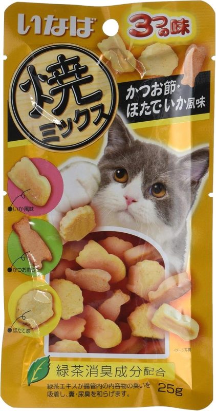 いなば 焼ミックス 3つの味かつお節・ほたて・いか風味