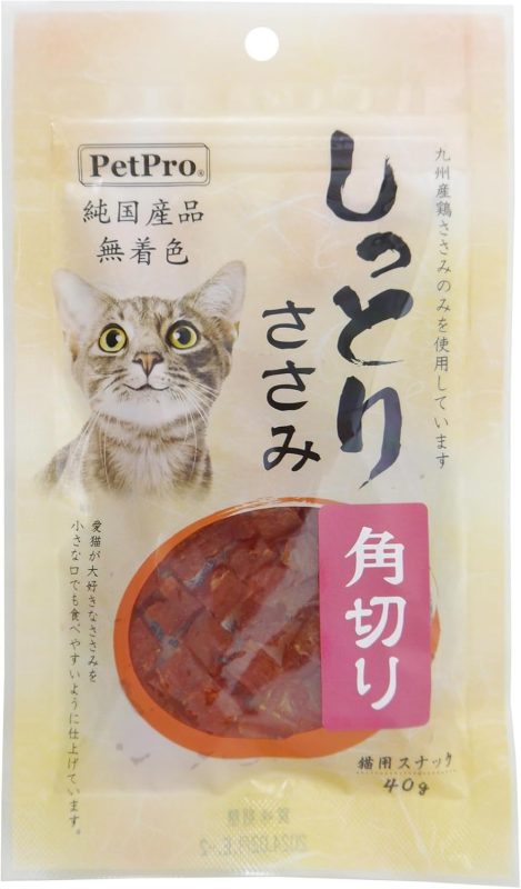 PetPro 純国産しっとりささみ 角切り 40g