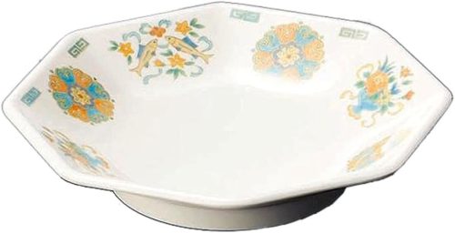 国際化工 マルケイ 五彩 八角皿