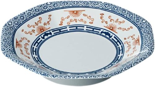 スリーライン 八角皿 蛍中華 CH-527