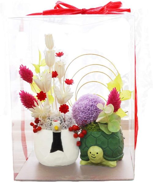 サウンドアレンジ プリザーブドフラワー つるかめ