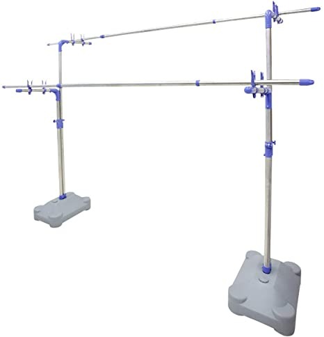 エカンズ(ekans) ステンレス伸縮式物干し台 ブローベース付 KSB-100