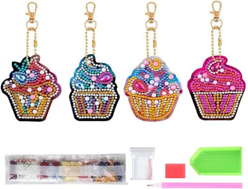 サムコス 5Dダイヤモンド絵画 キーホルダー