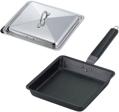 下村企販 ファイバーライン鉄製角フライパン&カバー 39000