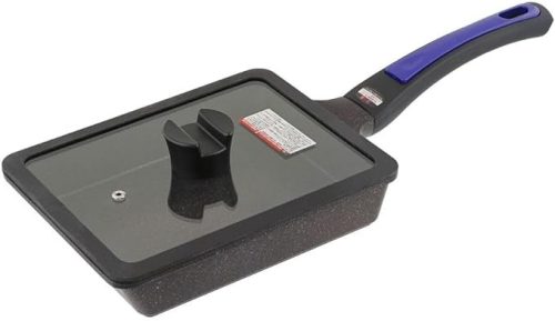 ベストコ(Bestco) ヴォランテ ネオ パープルダイヤモンドコート IH 冷凍餃子もきれいに焼けるグリルパン ND-5100