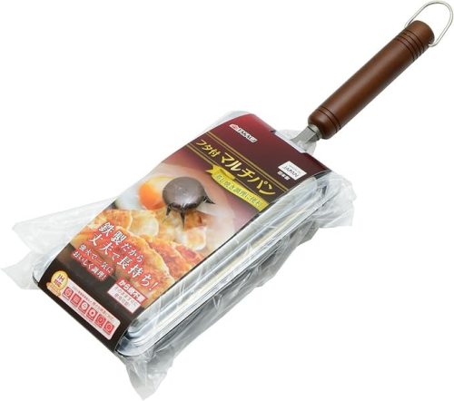 専用※富山　高岡銅器　鉄製　角型鍋　餃子　ステーキ　アウトドアにも 四角い形状＆窒化鉄で焼き面が広くサビにくい！餃子、ステーキに