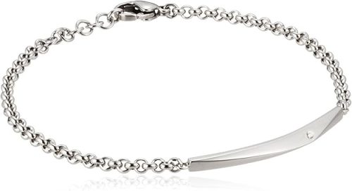 ブルーム(BLOOM) ファインスティール ダイヤモンド ペアブレスレット メンズ サージカルステンレス 316L