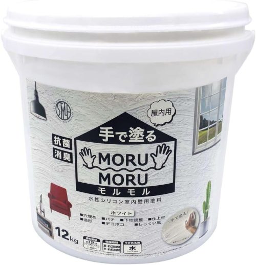 ニッペホームプロダクツ MORUMORU 水性シリコン室内壁用塗料 12kg