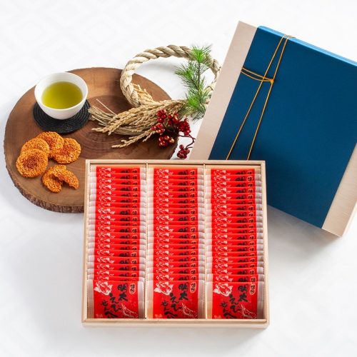 風美庵 博多明太えびせんべい 桐箱ギフト