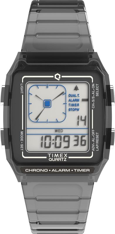 タイメックス(TIMEX) Q LCA トランスパレント デジタルウォッチ TW2W45000