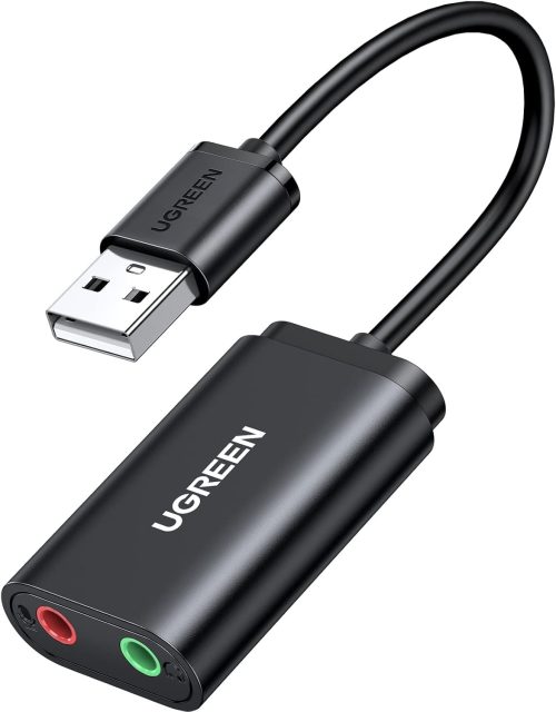 UGREEN USB オーディオ 変換アダプタ 外付け サウンドカード 30724 2016
