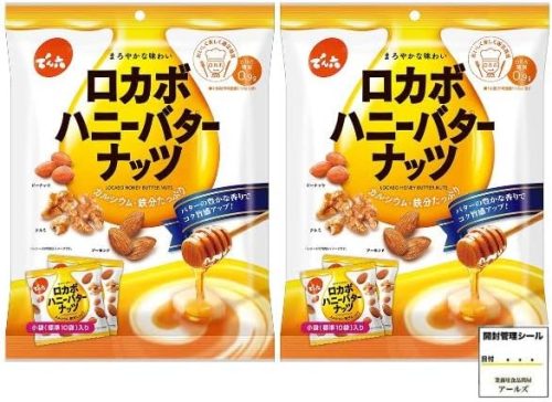 でん六(DENROKU) ロカボハニーバターナッツ 小袋タイプ