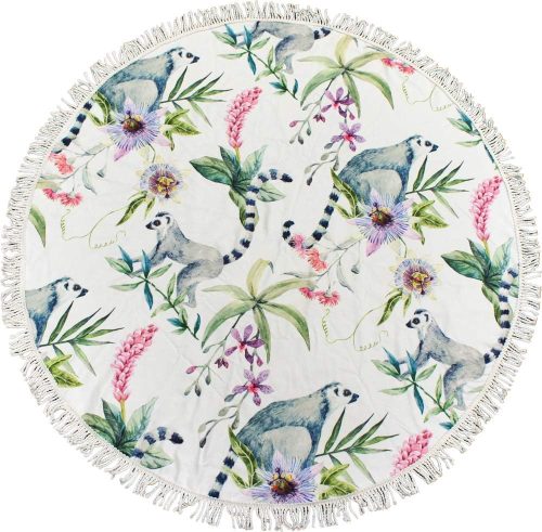 のれん工房 ラウンドタオル ビーチマット