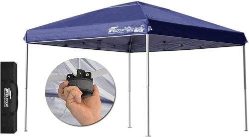 フィールドア(FIELDOOR) タープテント強化版 センターロック スチール 3.0m×3.0mタイプ