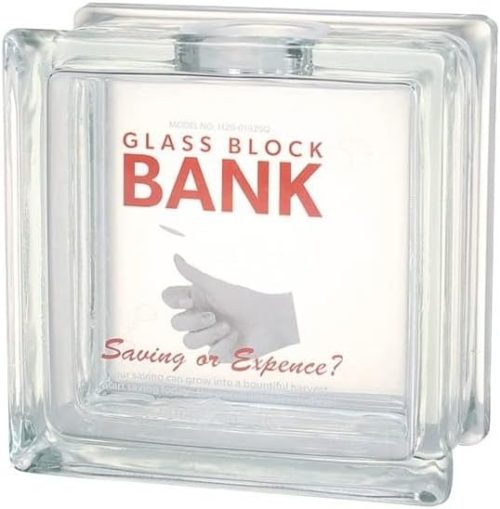 ダルトン(DULTON) GLASS BLOCK BANK SQUARE H20-0192SQ