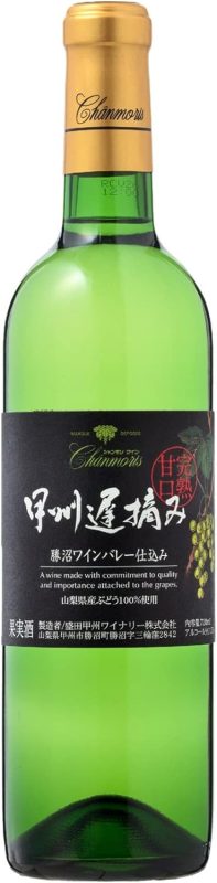 盛田甲州ワイナリー シャンモリ 甲州遅摘み完熟甘口 102006