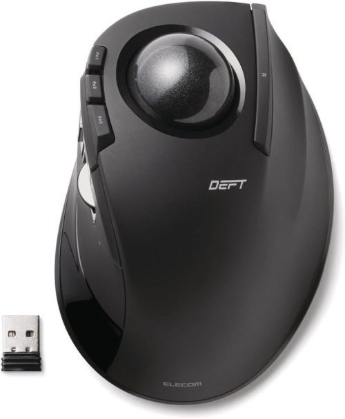エレコム(ELECOM) ワイヤレストラックボール 人差し指操作タイプ M-DT1DRBK 2015