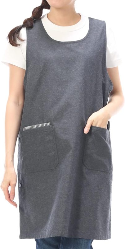 ニシキ(NISHIKI) エプロン サイドボタン