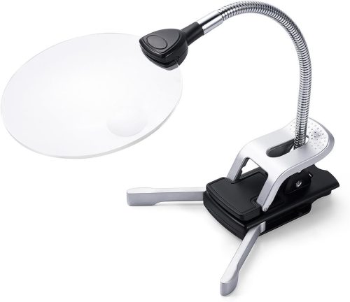 サンワダイレクト(SANWA DIRECT) スタンドルーペ LEDライト付き 400-LPE014