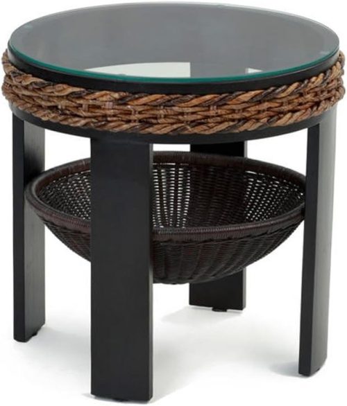 サンフラワーラタン バナナリーフ サイドテーブル T145AT