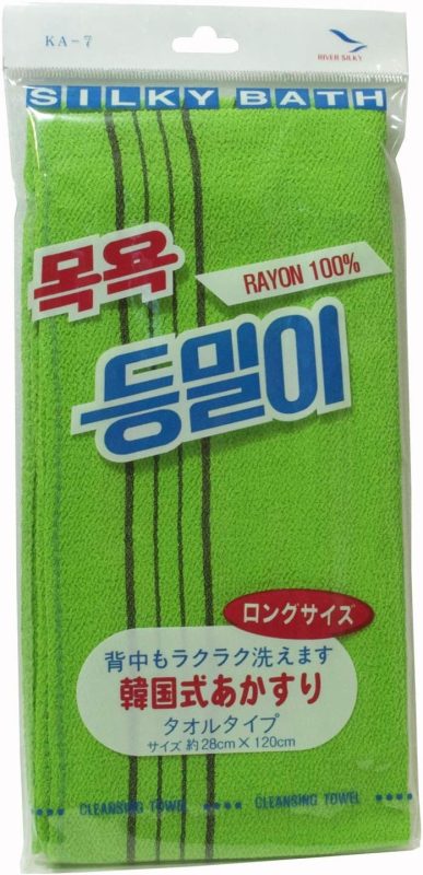 キヌガワカンパニー 韓国発 韓国式あかすり タオルタイプ ロングサイズ KA-7