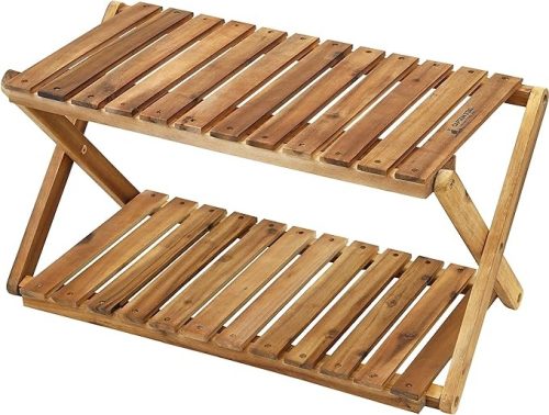 キャプテンスタッグ(CAPTAIN STAG) CSクラシックス 木製2段MOVEラック600 UP-2582