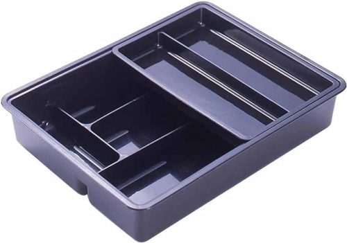 下村企販 スライド式整理トレー ブラック 24680