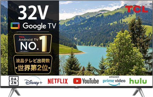 TCL(ティーシーエル) S54シリーズ GoogleTV搭載 FHDスマートテレビ 32S5402 2023