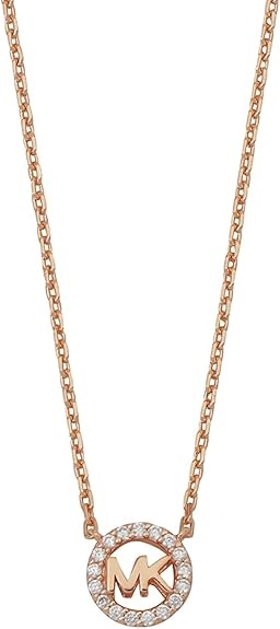 マイケルコース(MICHAEL KORS) パヴェ ロゴ チャーム ネックレス