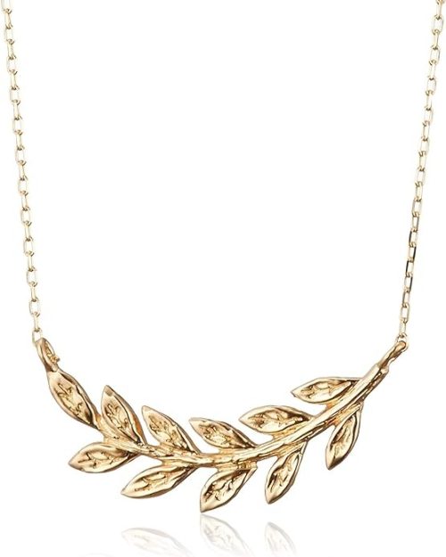 ブルーム(BLOOM) K18 イエローゴールド リーフ ネックレス