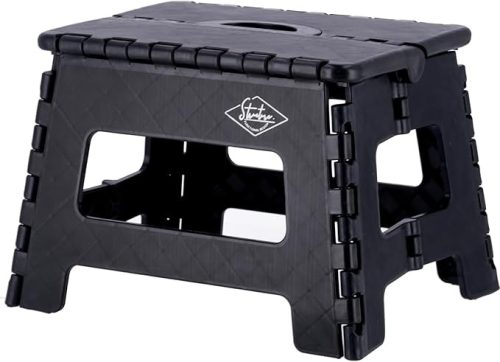不二貿易 フォールディングステップスツール 高さ22cm
